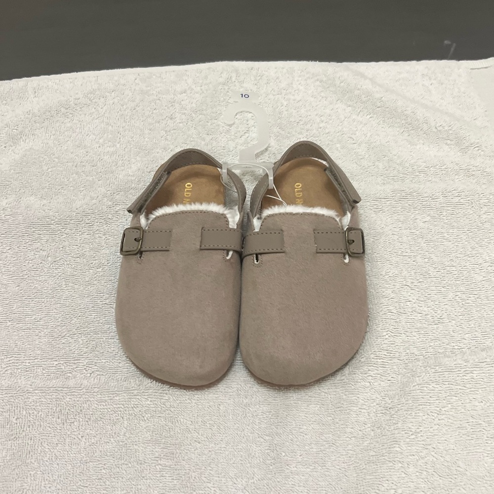 Old Navy - Faux Suede Clogs - Size 10 Toddler